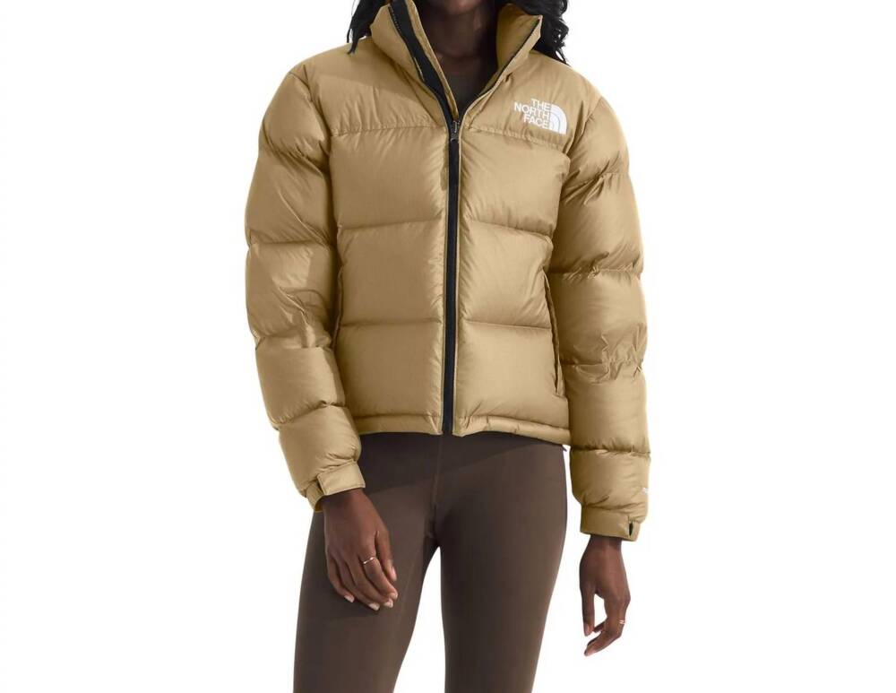 NEW THE NORTH FACE retro nuptse jacket in khaki stone